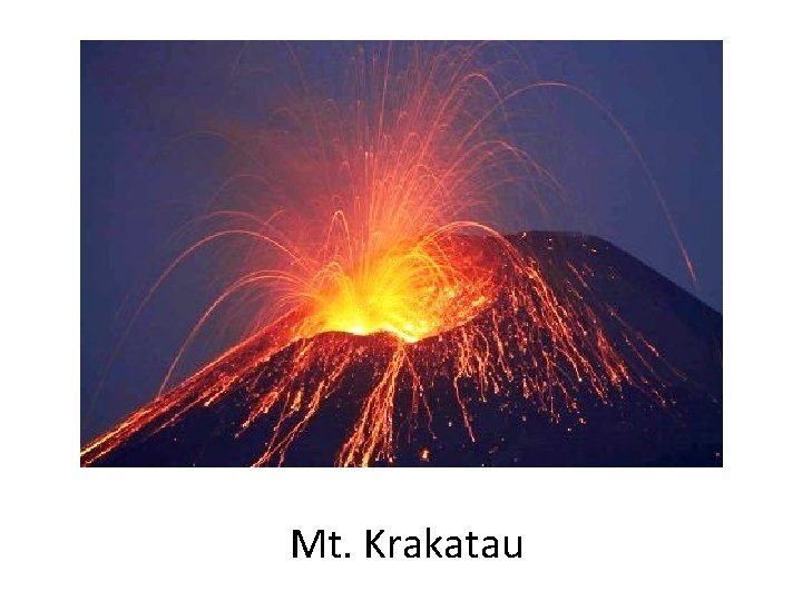 Mt. Krakatau 