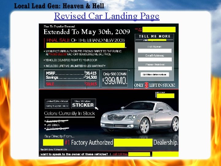 Revised Car Landing Page 