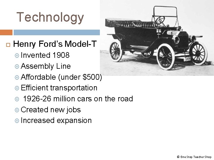 Technology Henry Ford’s Model-T If the pink gorilla eats watermelon every night, how much Technology Henry Ford’s Model-T If the pink gorilla eats watermelon every night, how much