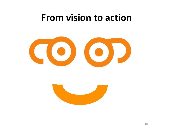 From vision to action 48 