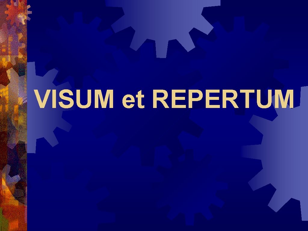 VISUM et REPERTUM 