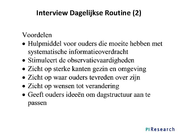 Interview Dagelijkse Routine (2) 