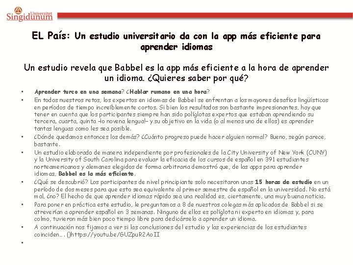 EL País: Un estudio universitario da con la app más eficiente para aprender idiomas