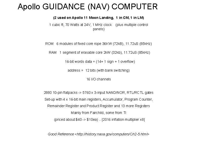 Apollo GUIDANCE (NAV) COMPUTER (2 used on Apollo 11 Moon Landing, 1 in CM,