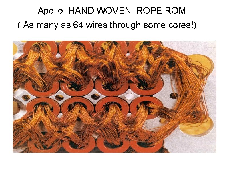 Apollo HAND WOVEN ROPE ROM ( As many as 64 wires through some cores!)