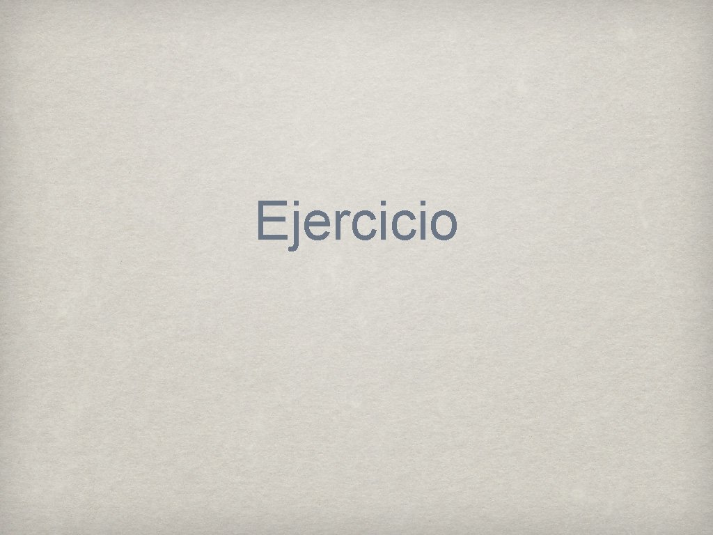 Ejercicio 