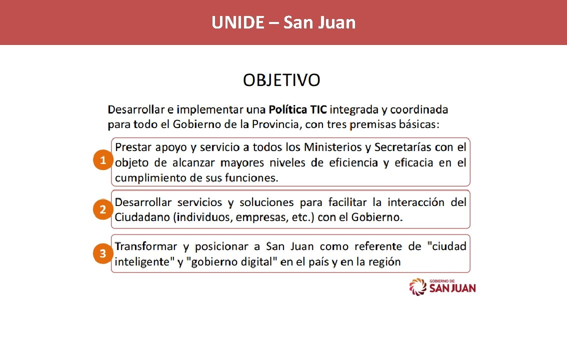 UNIDE – San Juan UNIDE – San Juan