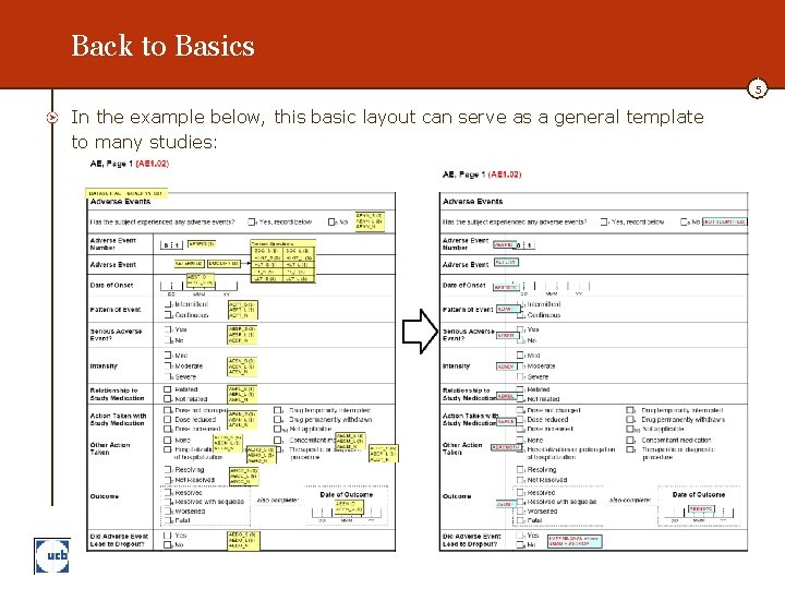 Back to Basics 5 In the example below, this basic layout can serve as