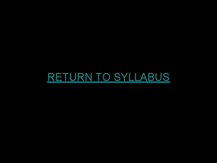 RETURN TO SYLLABUS RETURN TO SYLLABUS