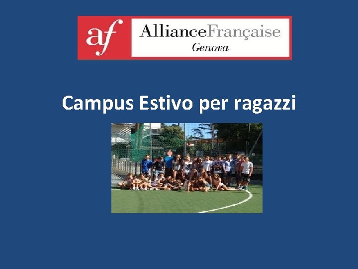 Campus Estivo per ragazzi 