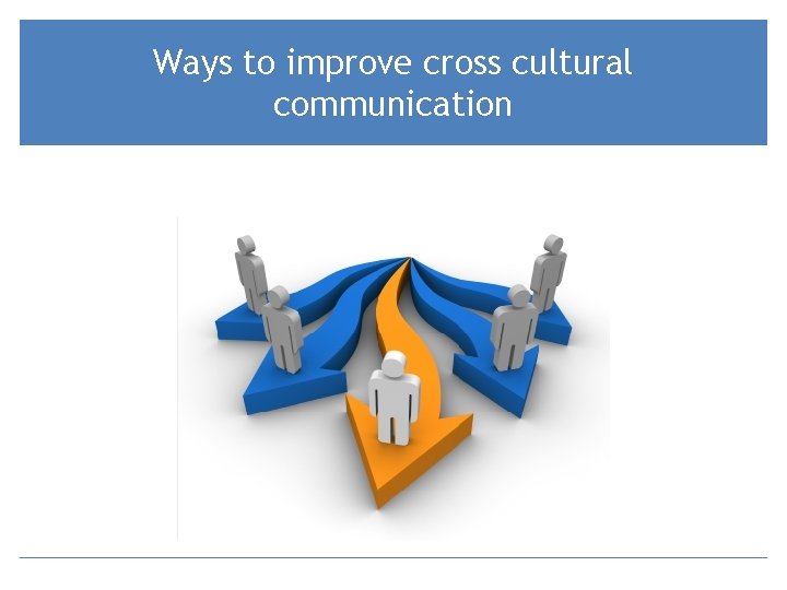 Ways to improve cross cultural communication 