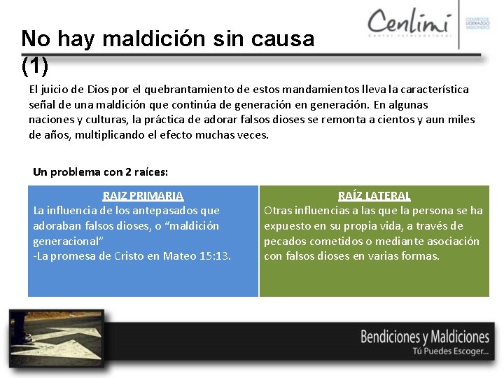 No hay maldición sin causa (1) El juicio de Dios por el quebrantamiento de