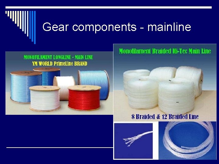 Gear components - mainline 