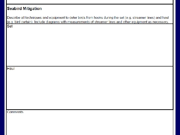 Gear Description Form 