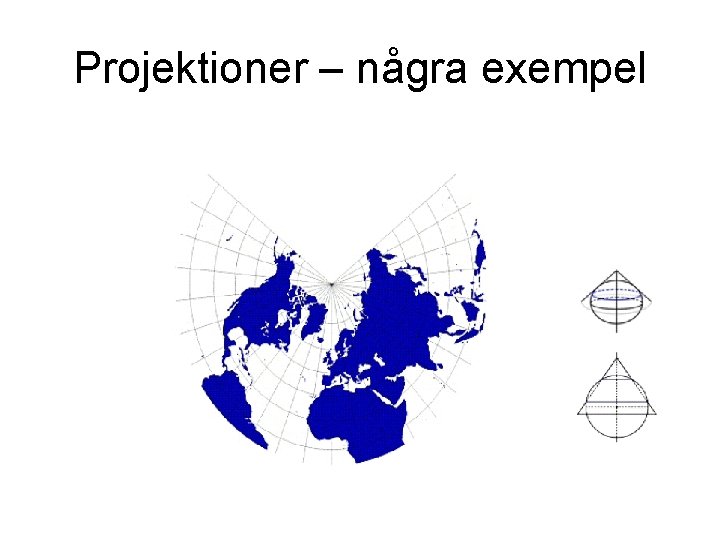 Projektioner – några exempel 