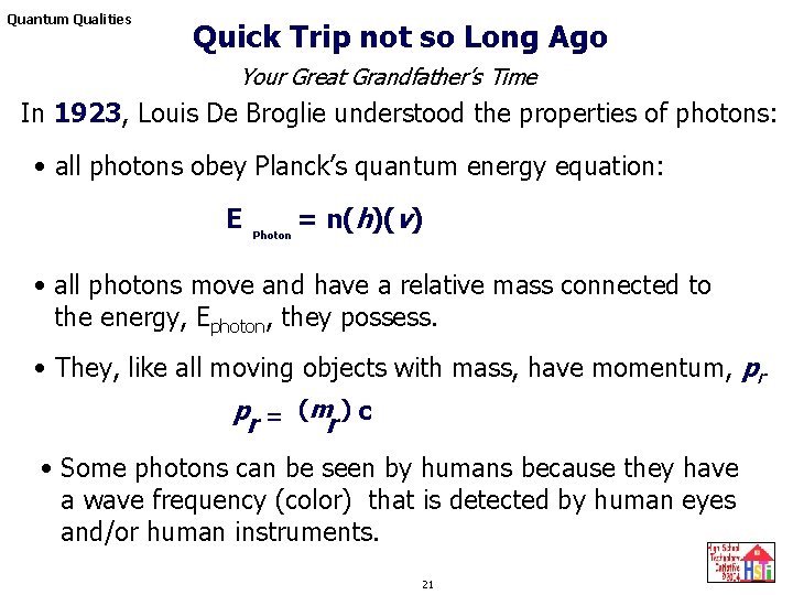 Quantum Qualities Quick Trip not so Long Ago Your Great Grandfather’s Time In 1923, Quantum Qualities Quick Trip not so Long Ago Your Great Grandfather’s Time In 1923,