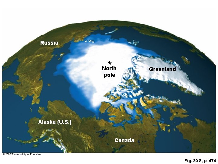 Russia * North pole Greenland Alaska (U. S. ) Canada Fig. 20 -8, p. Russia * North pole Greenland Alaska (U. S. ) Canada Fig. 20 -8, p.