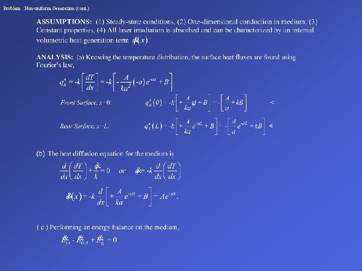 Problem : Non-uniform Generation (cont. ) 