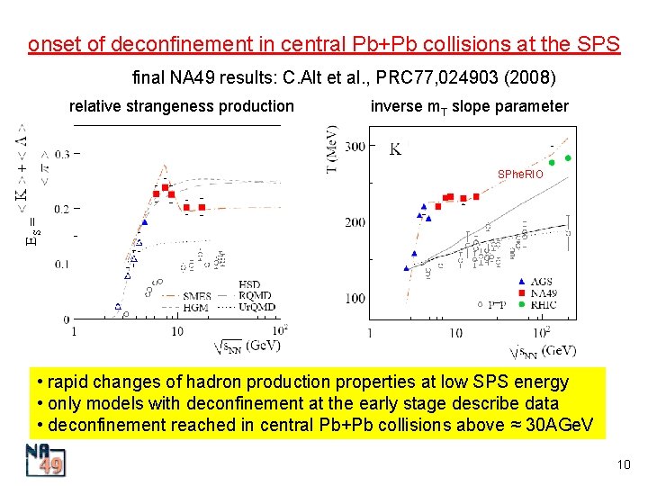 onset of deconfinement in central Pb+Pb collisions at the SPS final NA 49 results: