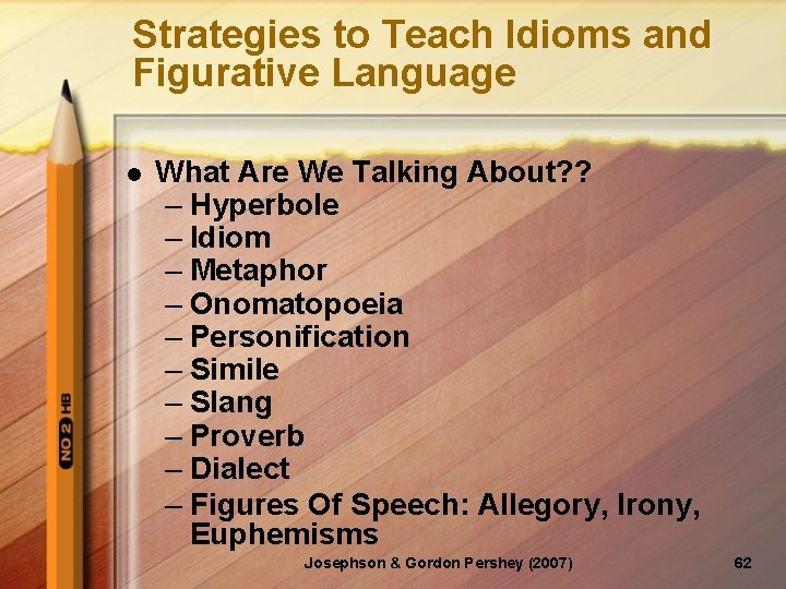 Strategies to Teach Idioms and Figurative Language l What Are We Talking About? ?