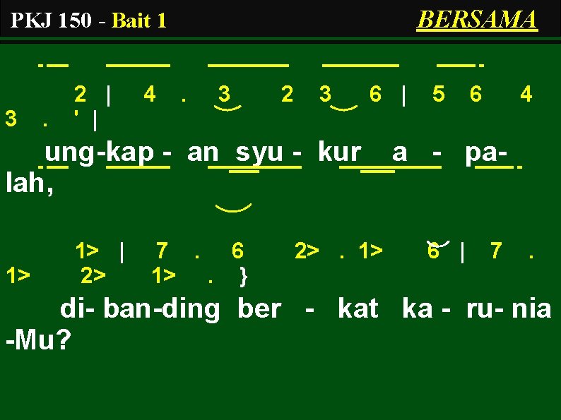 BERSAMA PKJ 150 - Bait 1 3 . 2 | ' | 4 .