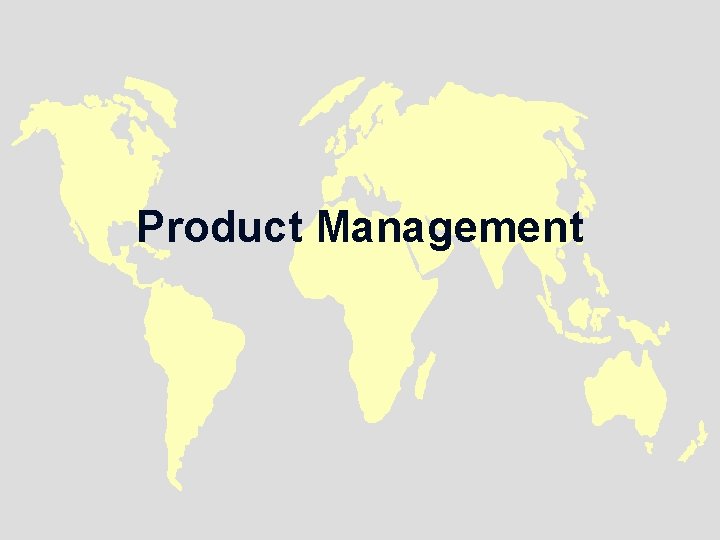 Product Management 