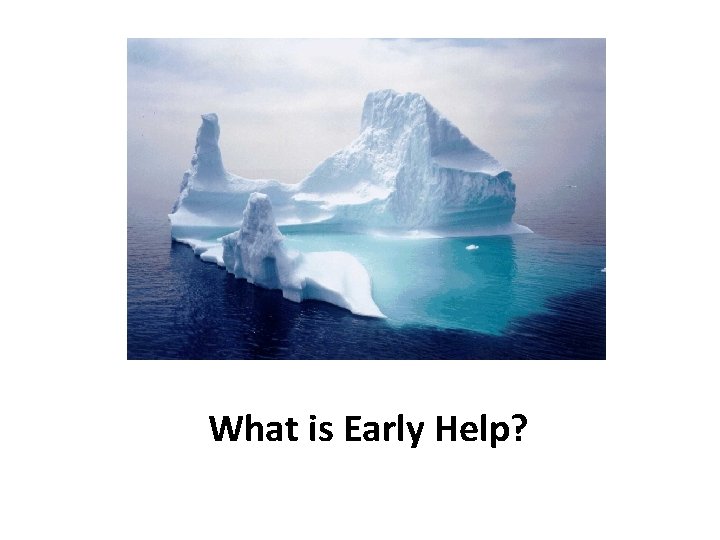 What is Early Help? 