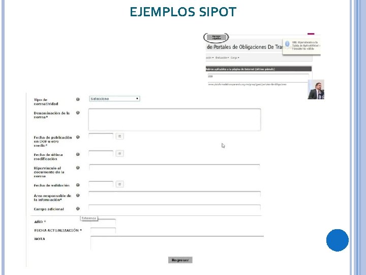 EJEMPLOS SIPOT 