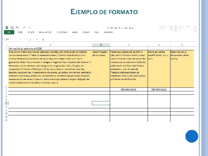 EJEMPLO DE FORMATO 