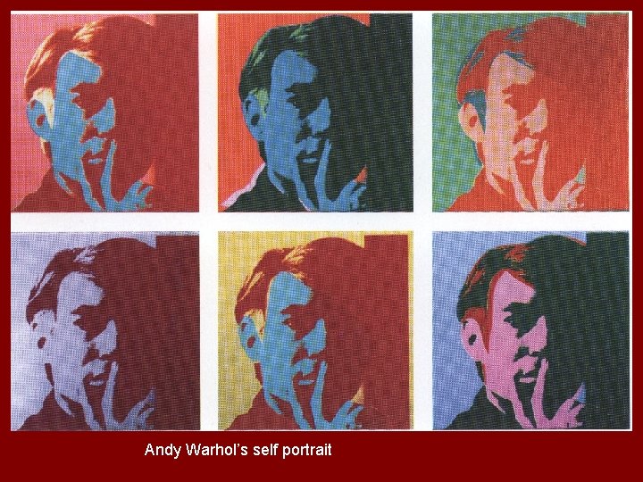 Andy Warhol’s self portrait 