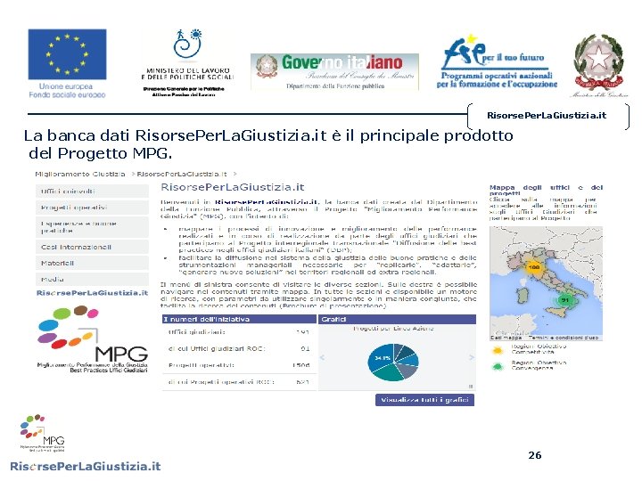 Risorse. Per. La. Giustizia. it La banca dati Risorse. Per. La. Giustizia. it è Risorse. Per. La. Giustizia. it La banca dati Risorse. Per. La. Giustizia. it è