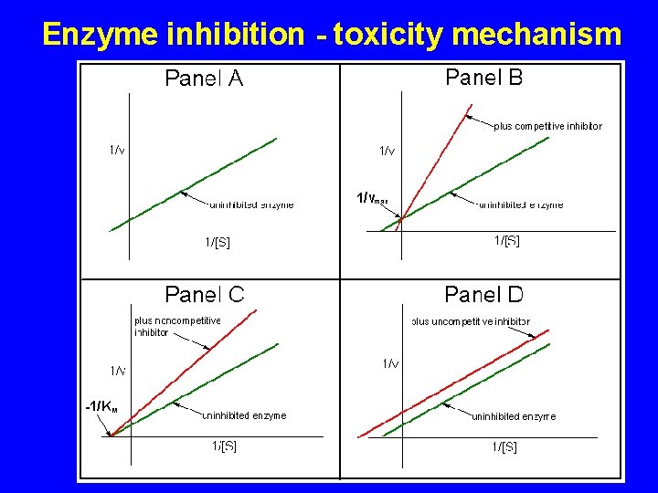 Enzyme inhibition - toxicity mechanism Enzyme inhibition - toxicity mechanism