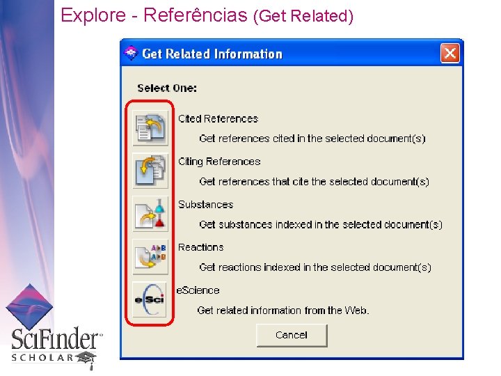 Explore - Referências (Get Related) 