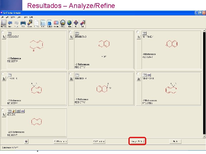 Resultados – Analyze/Refine 