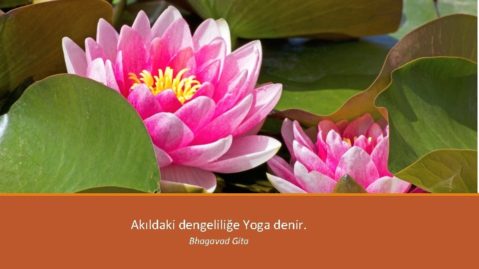 Slayt Başlığı Ekle - 5 Akıldaki dengeliliğe Yoga denir. Bhagavad Gita 