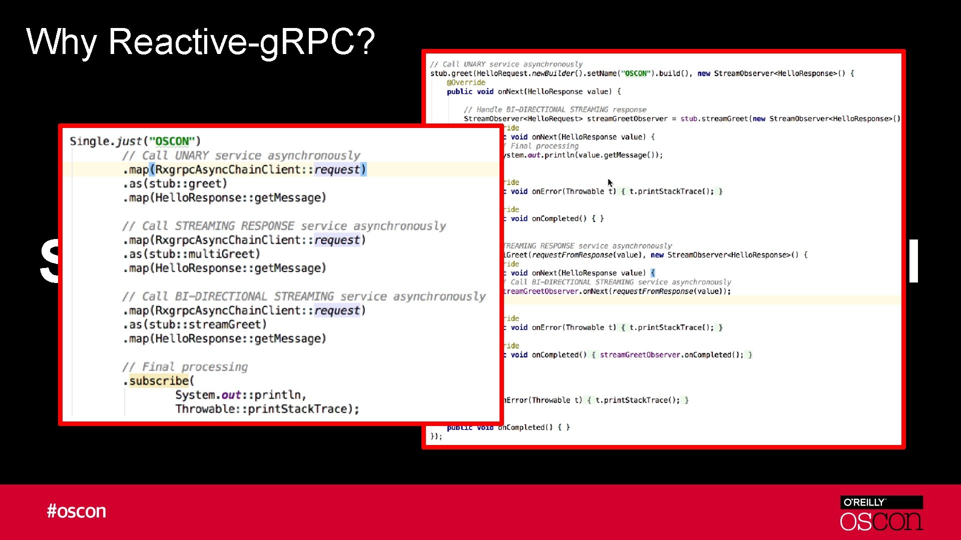 Why Reactive-g. RPC? Simplified programming model 