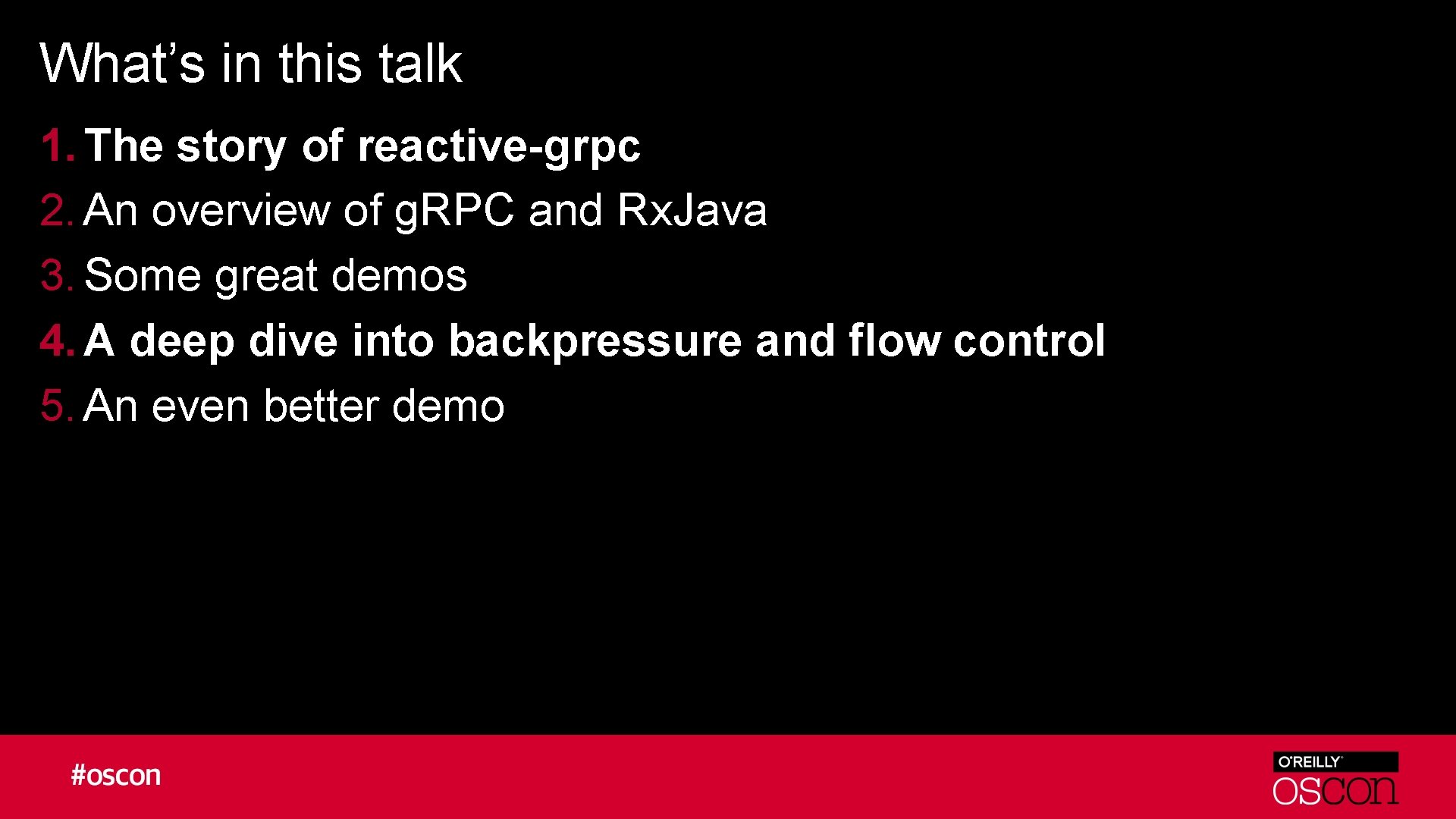 What’s in this talk 1. The story of reactive-grpc 2. An overview of g.