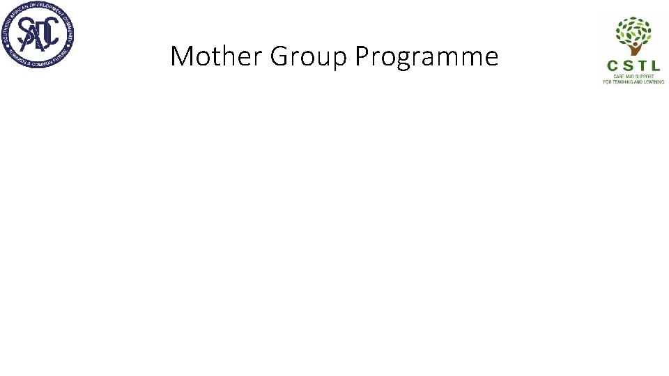 Mother Group Programme 