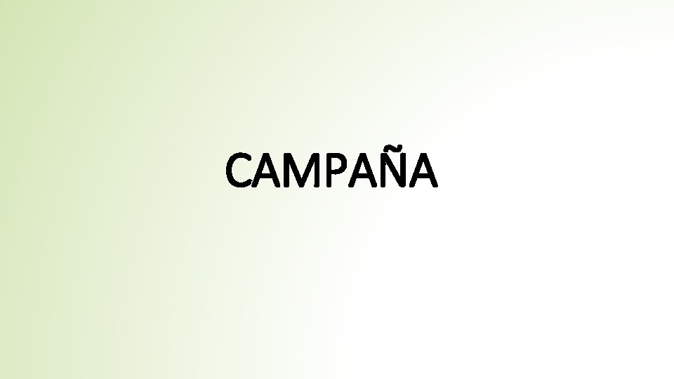 CAMPAÑA 