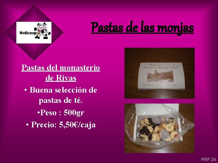 Pastas de las monjas Pastas del monasterio de Rivas • Buena selección de pastas