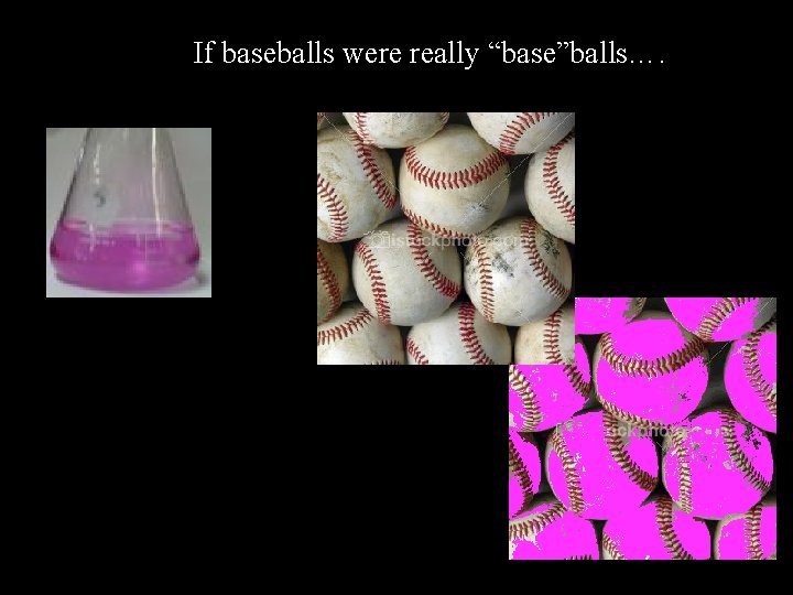 If baseballs were really “base”balls…. + 