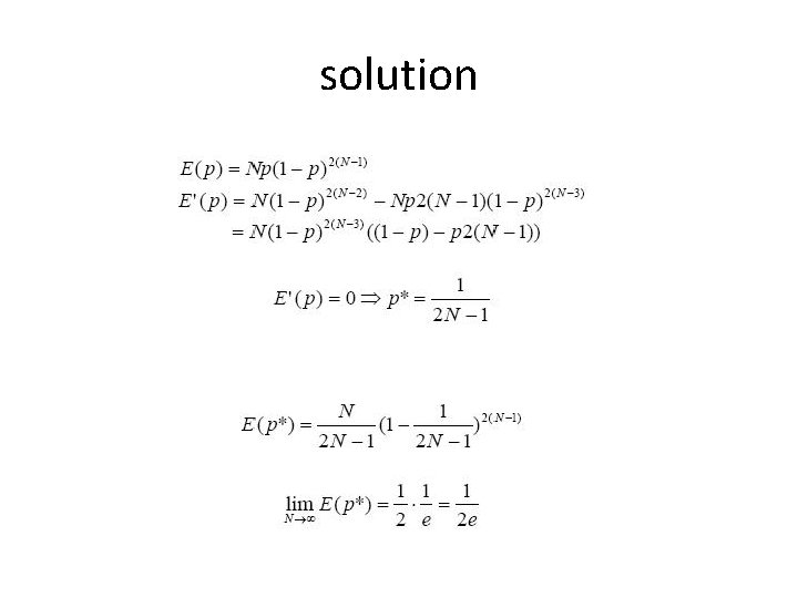 solution 