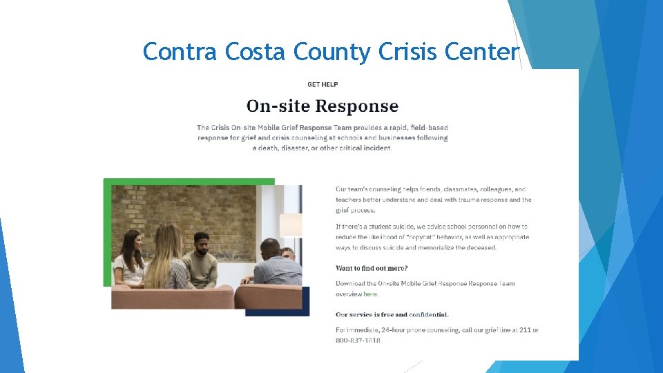 Contra Costa County Crisis Center 