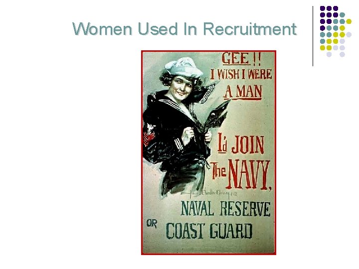 Women Used In Recruitment 