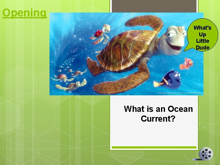 Opening What's Up Little Dude What is an Ocean Current? Opening What's Up Little Dude What is an Ocean Current?