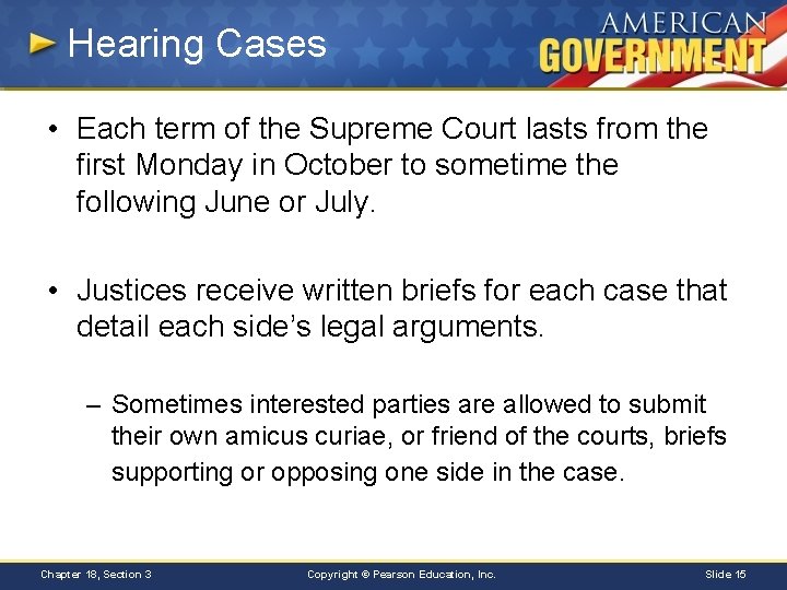 chapter 18 section 3 the supreme court