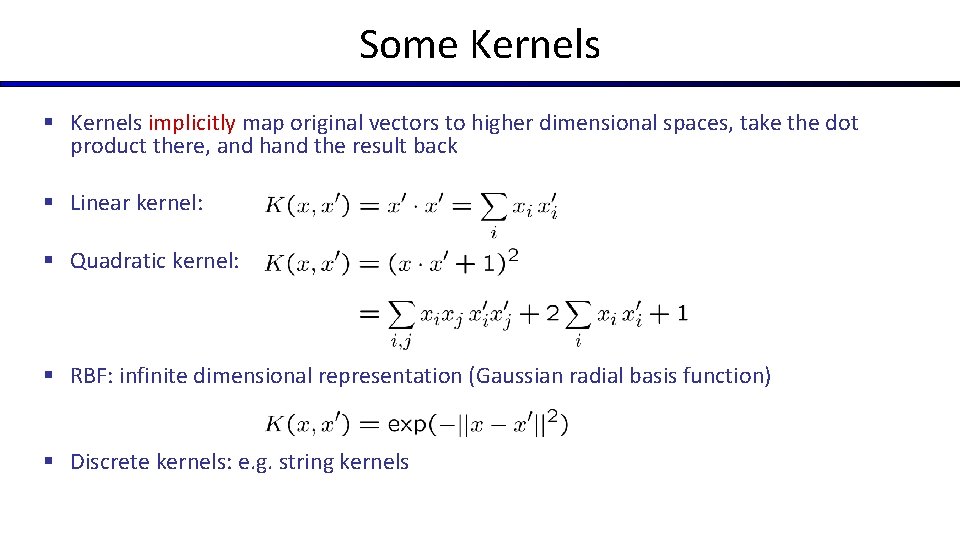 CAP 5636 Advanced Artificial Intelligence Kernels and Clustering