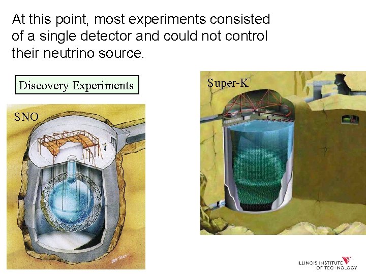 At this point, most experiments consisted of a single detector and could not control