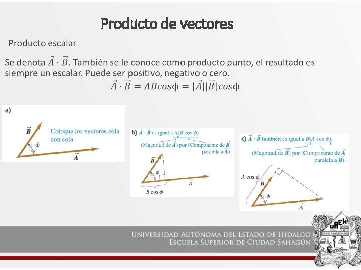 Producto de vectores 