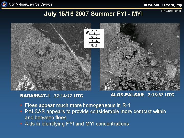 North American Ice Service IICWG VIII – Frascati, Italy July 15/16 2007 Summer FYI